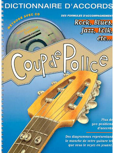 Coup De Pouce Dictionnaire D Accords Avec Cd - Book & score for acoustic guitar - Main picture
