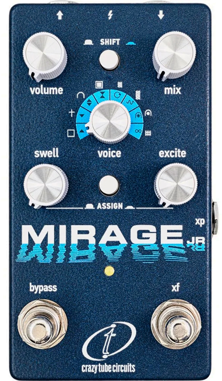 Crazy Tube Circuit Mirage Jr Reverb - Reverb, delay & echo effect pedal - Main picture
