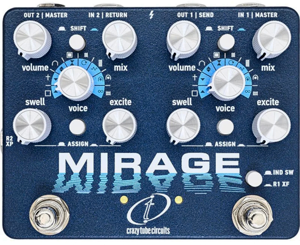 Crazy Tube Circuit Mirage Reverb - Reverb, delay & echo effect pedal - Main picture