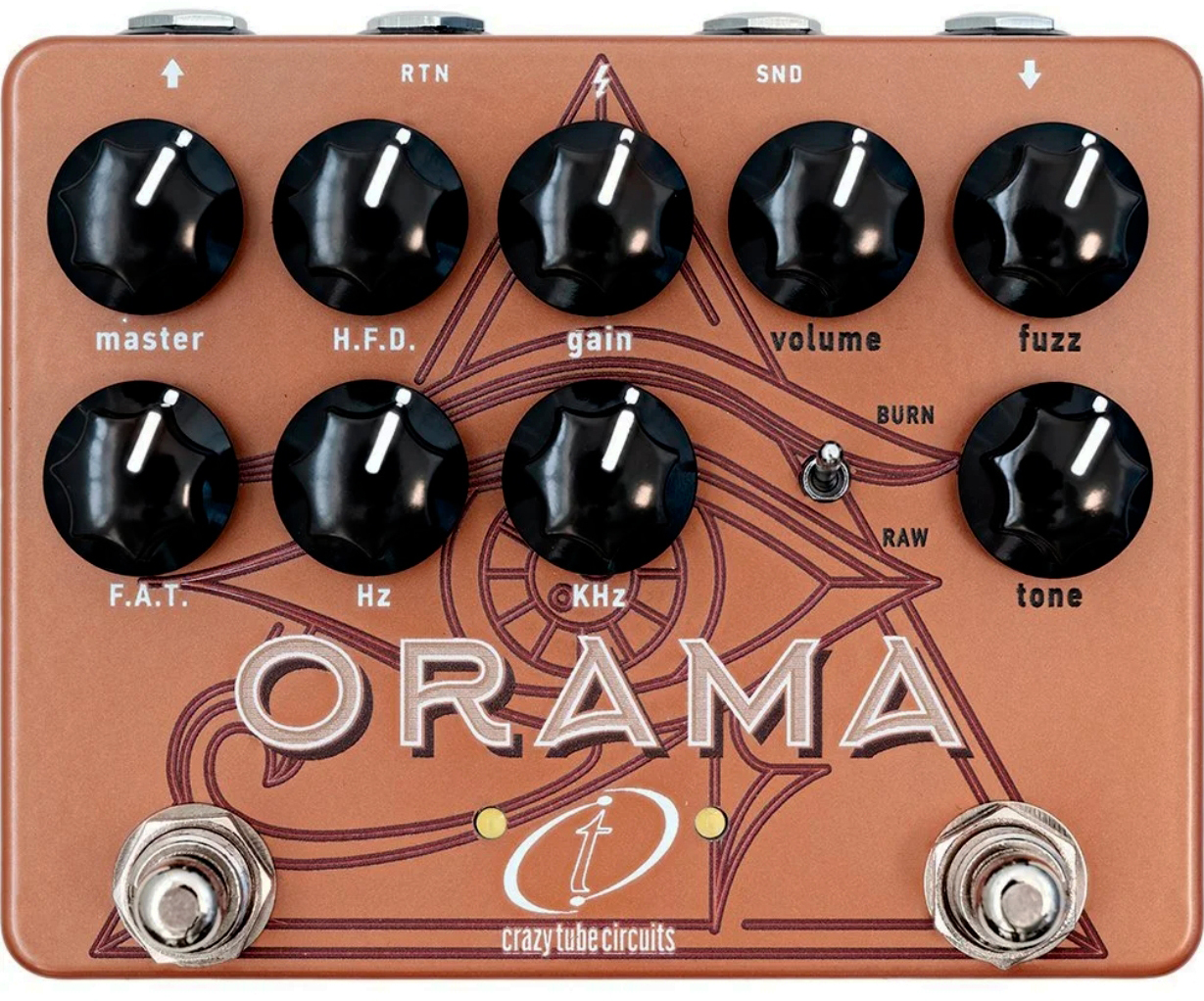 Crazy Tube Circuit Orama Fuzz / Amp-in-box - Overdrive, distortion & fuzz effect pedal - Main picture