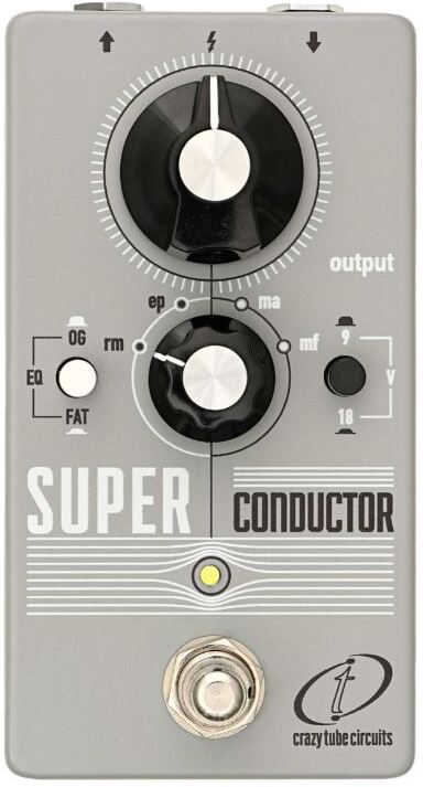 Crazy Tube Circuit Super Conductor - Volume, boost & expression effect pedal - Main picture