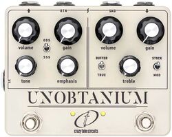 Overdrive, distortion & fuzz effect pedal Crazy tube circuit Unobtanium