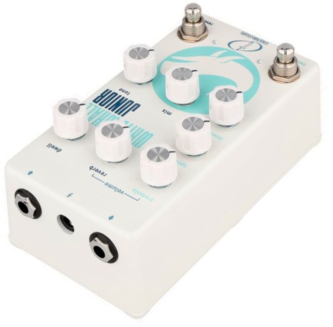 Crazy Tube Circuit White Whale Junior Reverb / Tremolo - Reverb, delay & echo effect pedal - Variation 2