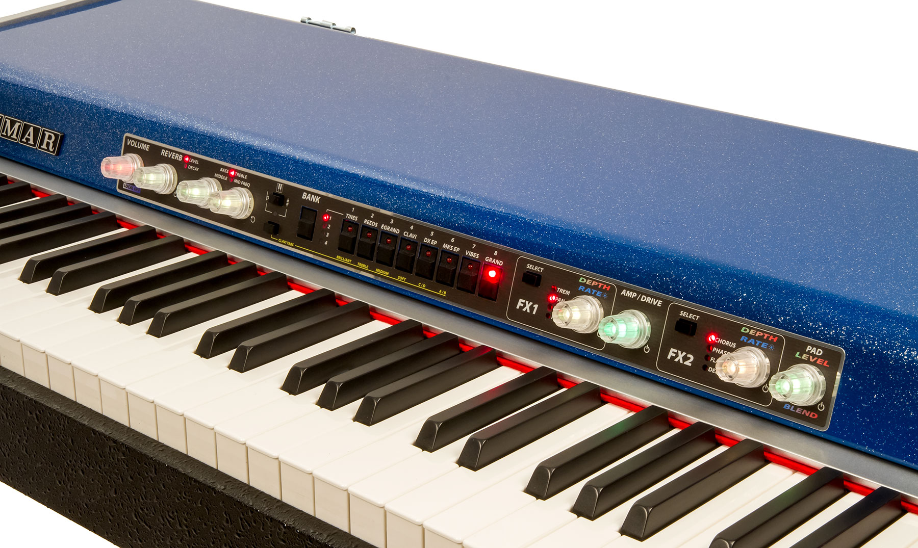 Crumar Seven Blue Limited Edition - Stage keyboard - Variation 3