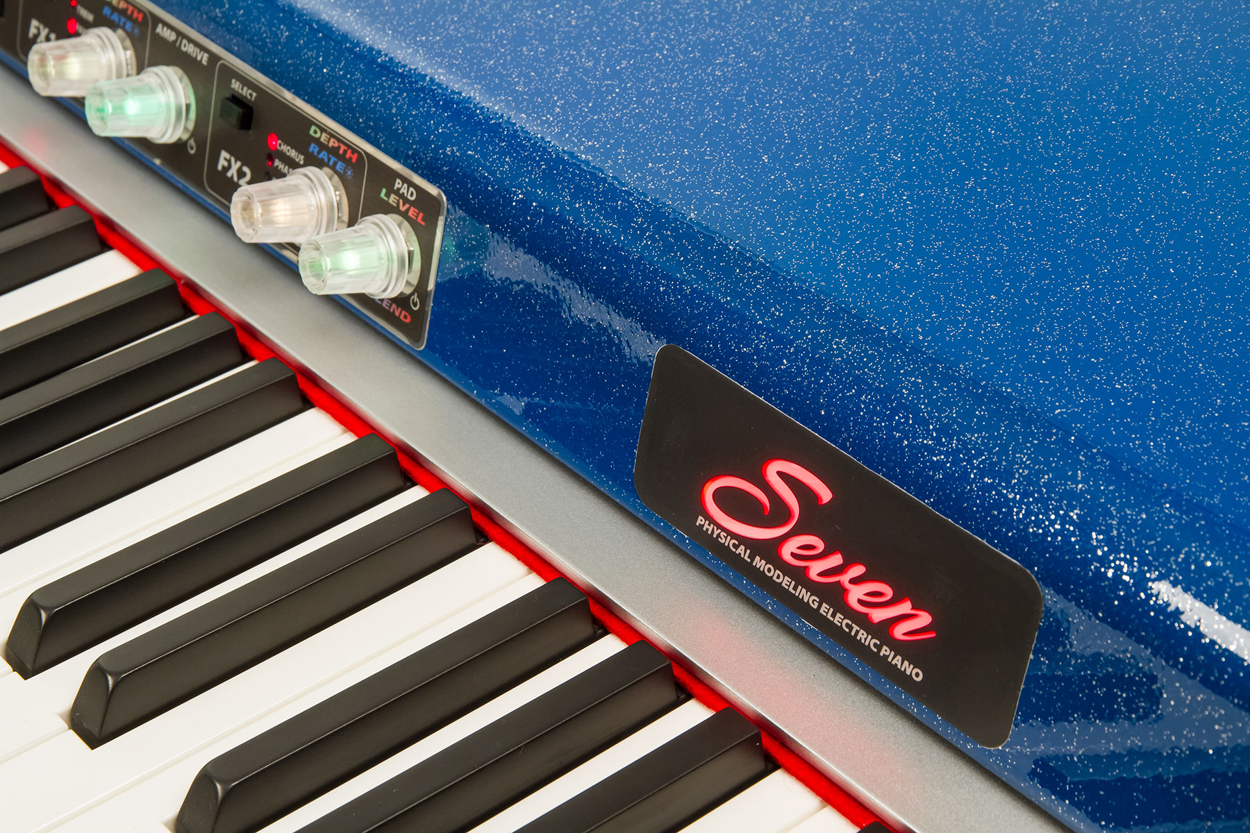 Crumar Seven Blue Limited Edition - Stage keyboard - Variation 4