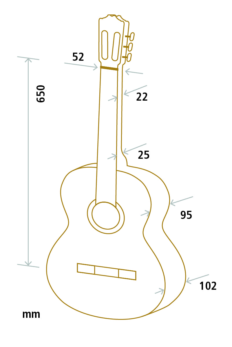 Cuenca 10a 4/4 Epicea Acajou Rw - Natural Gloss - Classical guitar 4/4 size - Variation 2