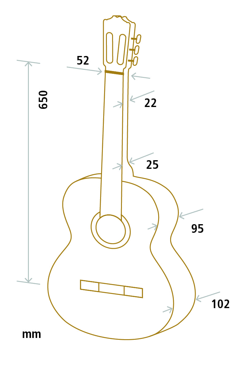Cuenca 5a 4/4 Cedre Acajou Rw - Natural - Classical guitar 4/4 size - Variation 2