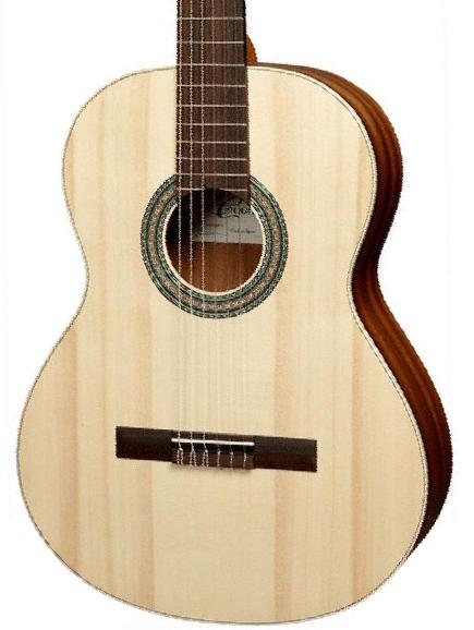 Classical guitar 4/4 size Cuenca 5A - Natural satin