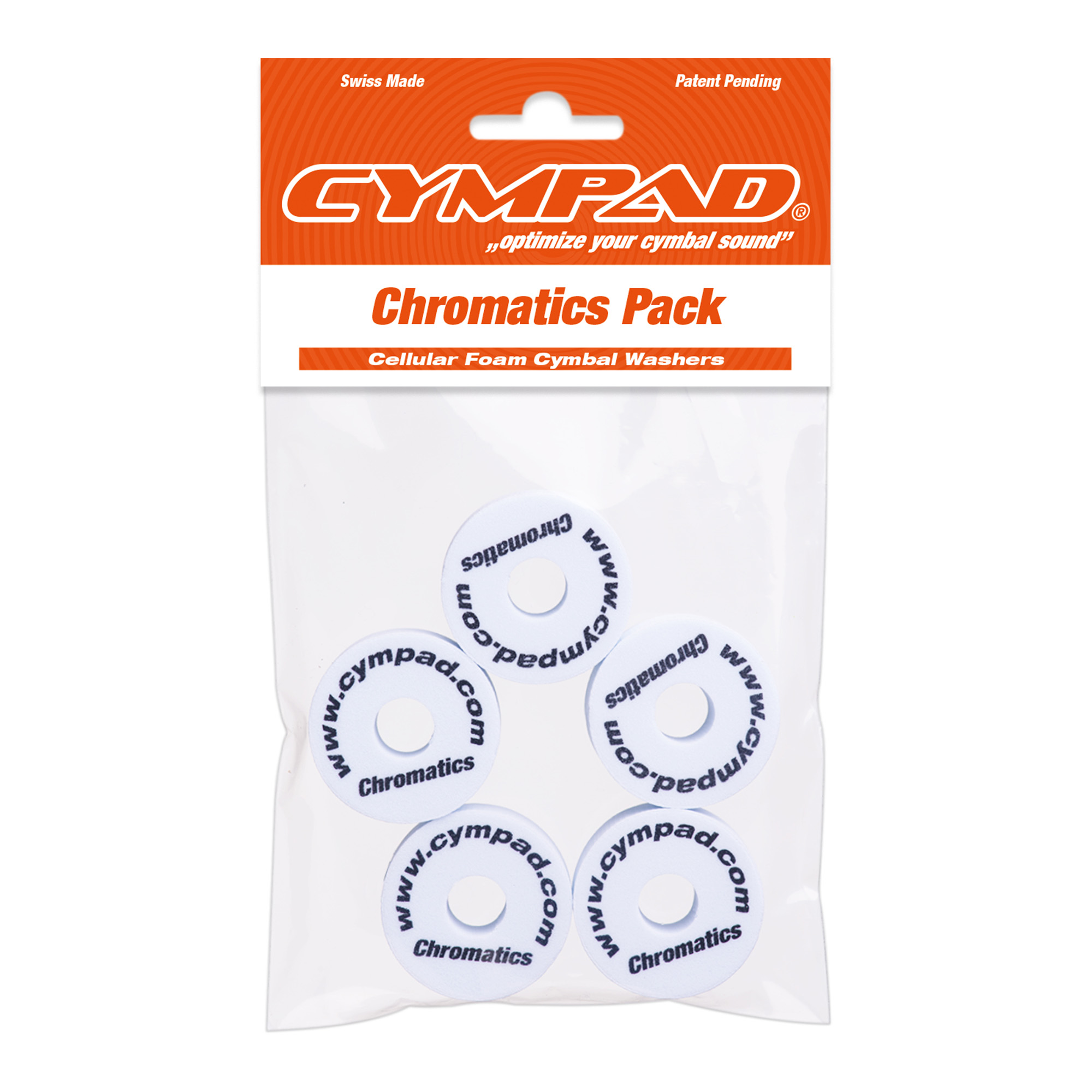 Cympad Set 5 Pads Cympad Chromatics Blanc - Sleeve - Variation 3