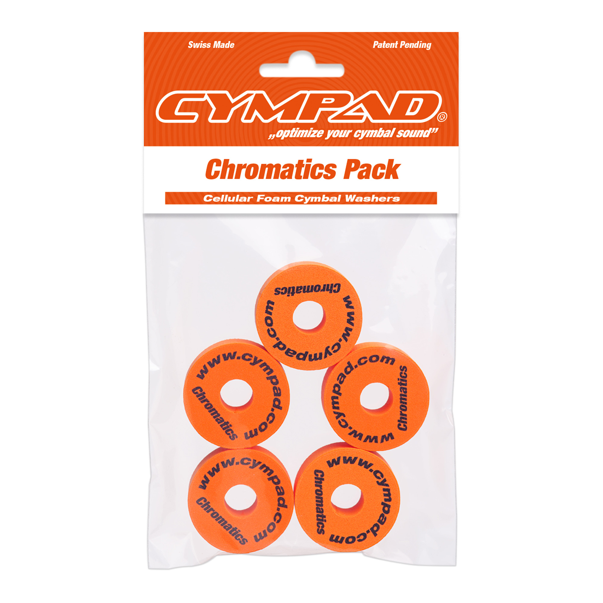 Cympad Set 5 Pads Cympad Chromatics Orange - Sleeve - Variation 3