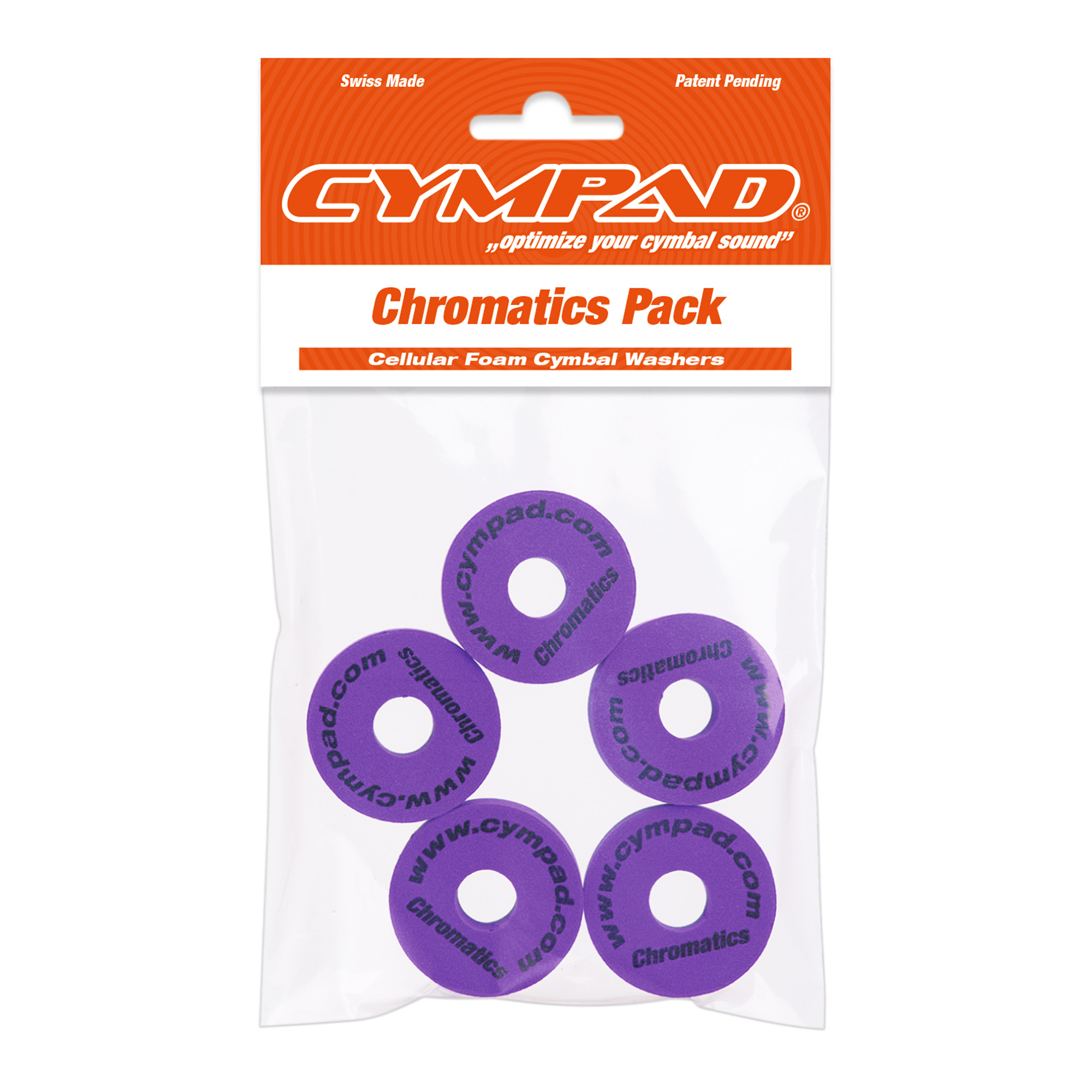 Cympad Set 5 Pads Cympad Chromatics Violet - Sleeve - Variation 3
