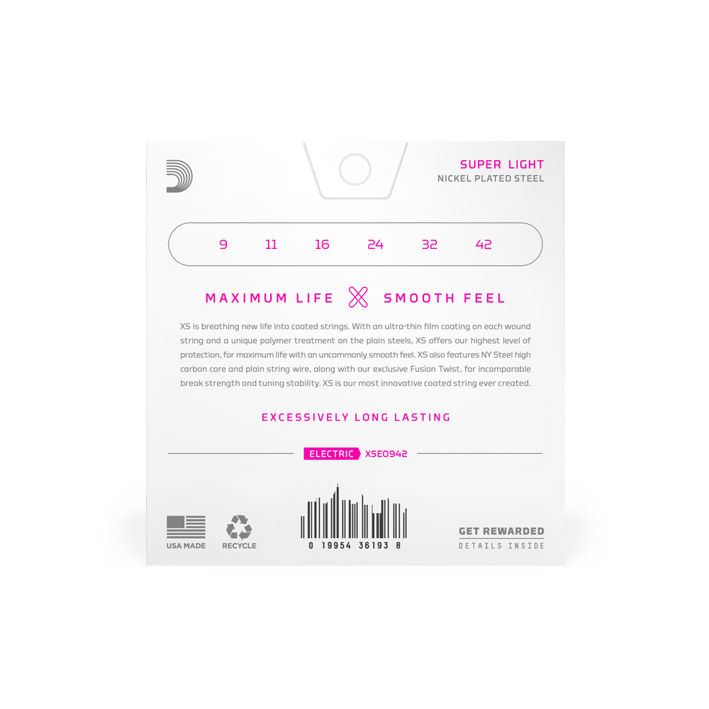 D'addario Jeu De 6 Cordes 09-42 Super Light Coated Electric Guitar Strings 2-pack - Electric guitar strings - Variation 6