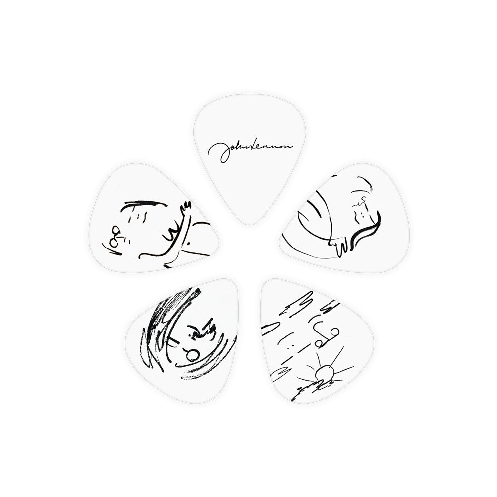 D'addario 1cwh4-04jl John Lennon Art Series Picks - John & Yoko - Guitar pick - Variation 1