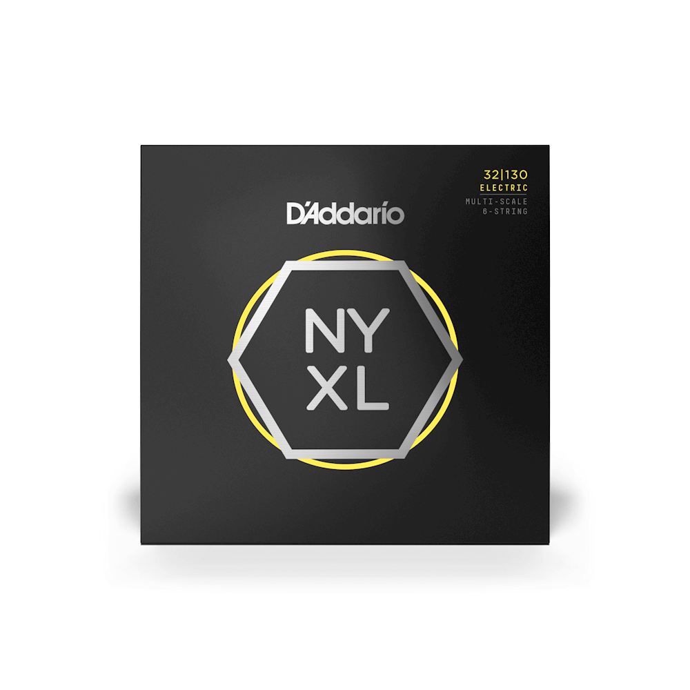 D'addario Jeu De 6 Cordes 32-130 Hybrid Light 6-string, Multiscale, Nyxl Bass Guitar Strings - Electric guitar strings - Variation 1