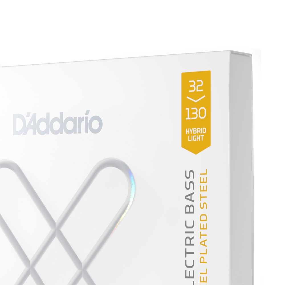 D'addario Jeu De 6 Cordes 32-130 Hybrid Light, Multiscale Coated Bass Strings - Electric guitar strings - Variation 3