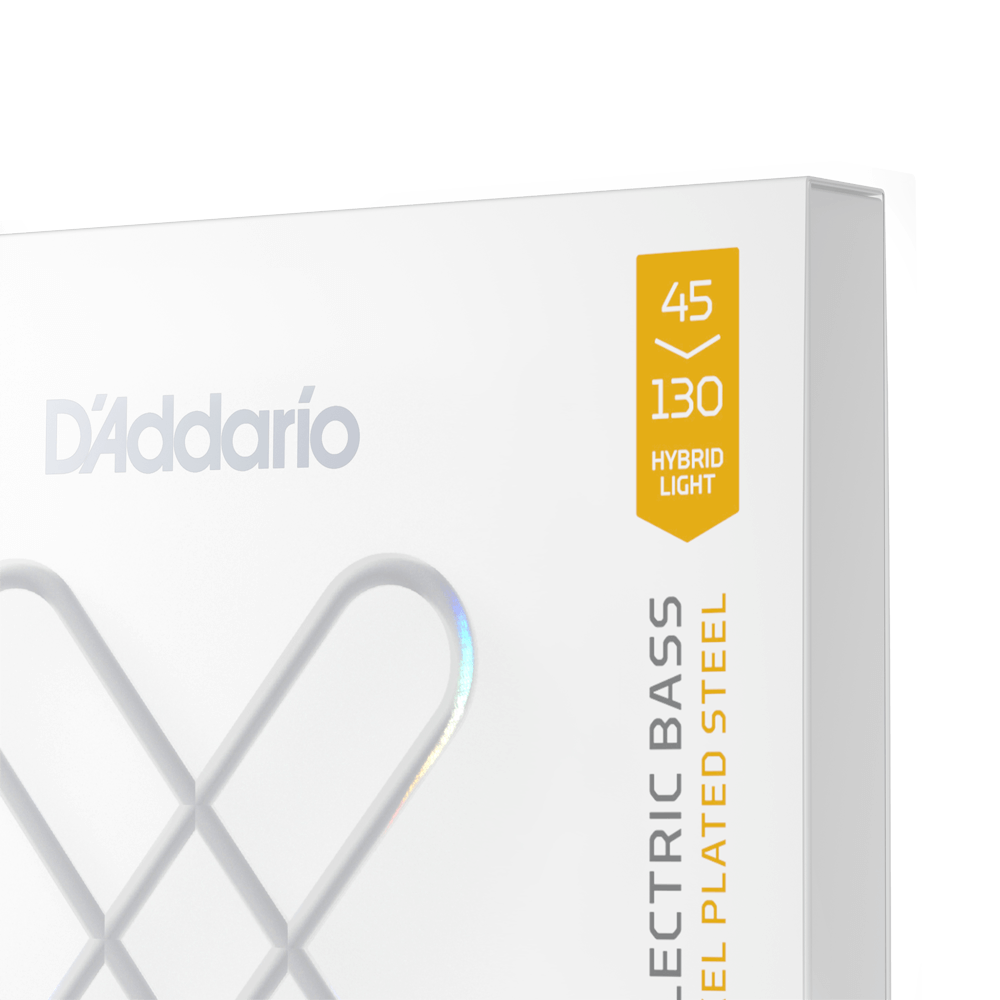 D'addario Jeu De 5 Cordes 45-130 Hybrid Light, Multiscale Coated Bass Strings - Electric guitar strings - Variation 3