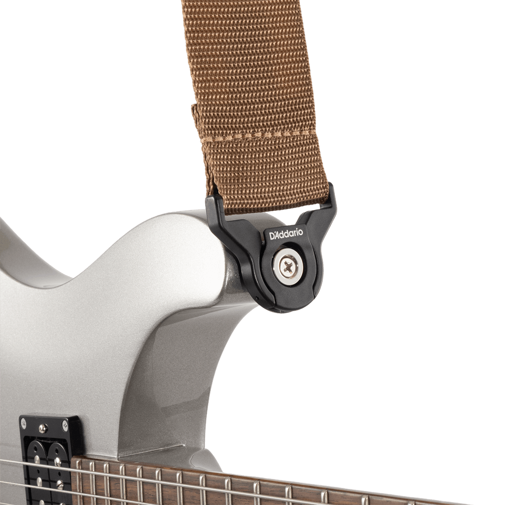 D'addario Auto Lock Guitar Strap, Brown - Guitar strap - Variation 2