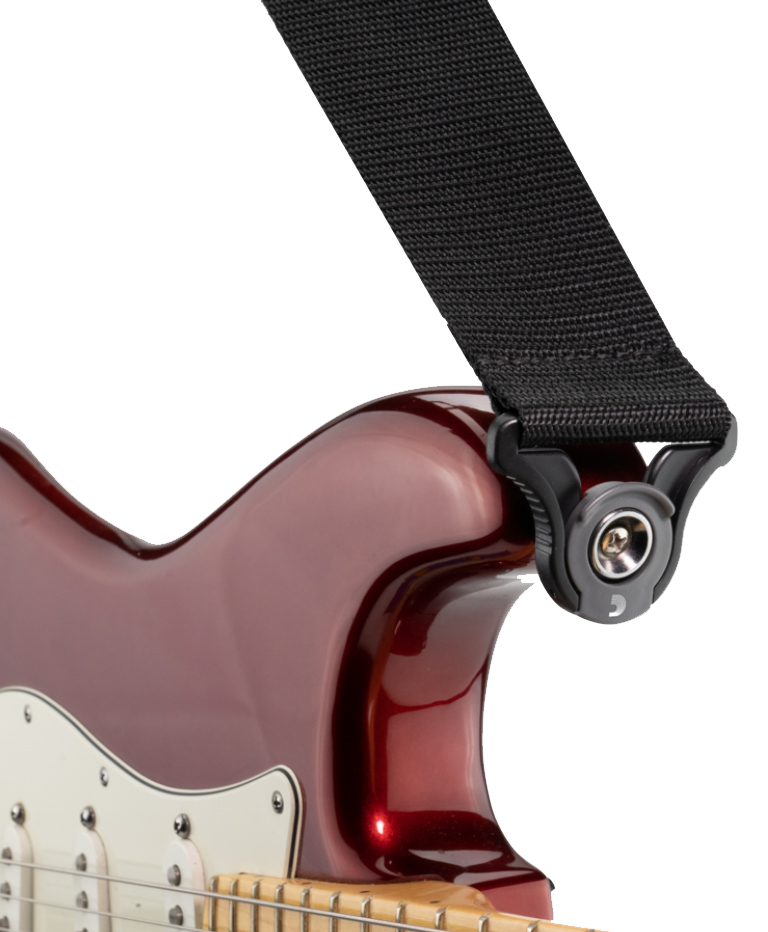 D'addario Auto Lock Polypro Guitar Strap Pwsal400 5cm Black - Guitar strap - Variation 1