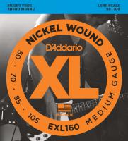 EXL160 Nickel Wound Electric Bass 50-105 - set of 4 strings