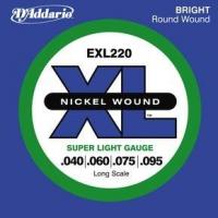 EXL220 Bass(4) Nickel Wound 40-95 - set of 4 strings