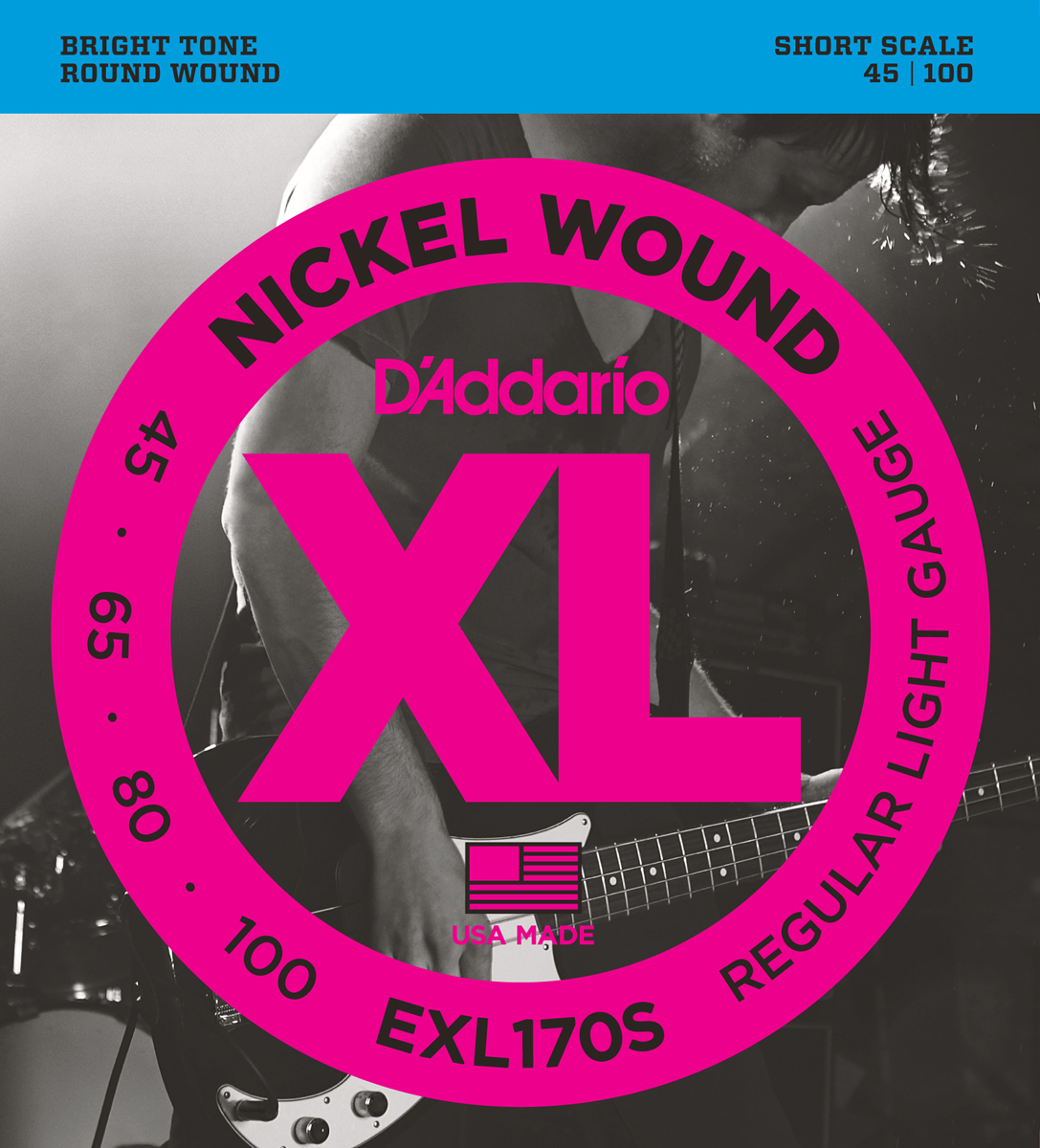 D'Addario Cordes guitare basse D'Addario Nickel Wound