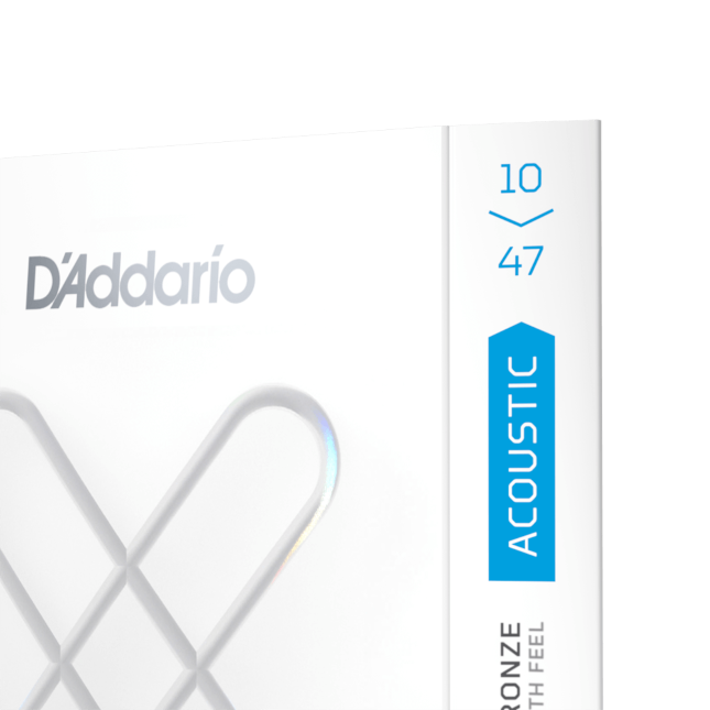 D'addario Cordes Xs 80/20 Bronze Avec RevÊtement Pour Guitare Acoustique 12 Cordes, 10-47 Light - Acoustic guitar strings - Variation 1
