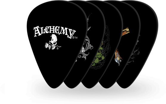 D'addario 1cwh4-01al Alchemy Picks Skull Collection - Guitar pick - Main picture