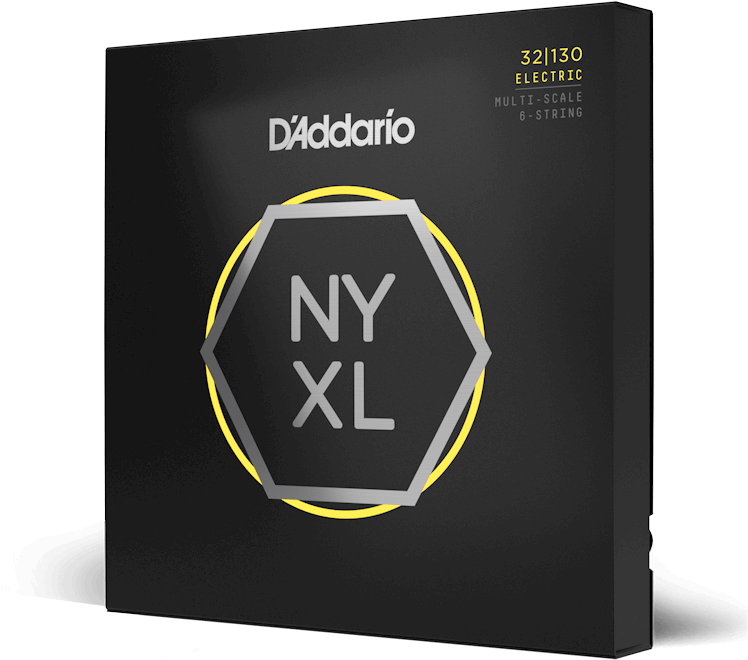 D'addario Jeu De 6 Cordes 32-130 Hybrid Light 6-string, Multiscale, Nyxl Bass Guitar Strings - Electric guitar strings - Main picture