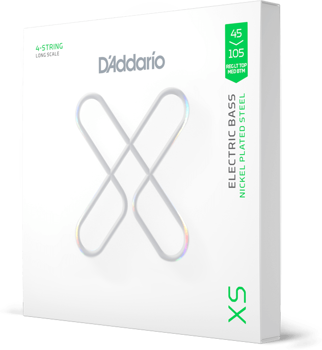 D'addario 45-105 Light Top Medium Bottom, Long Scale Coated Bass Strings - Electric guitar strings - Main picture