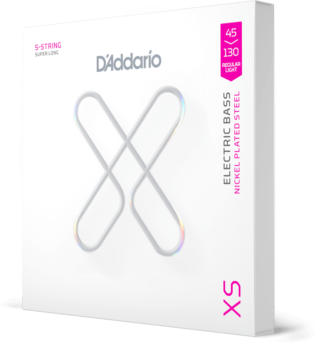 D'addario 45-130 Regular Light, Super Long Scale Coated Bass Strings - Electric guitar strings - Main picture