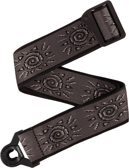D'addario 50balpw03 Auto Lock Vintage Planet Waves, Suns Silver - Guitar strap - Main picture