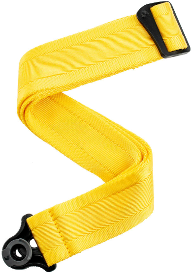D'addario Auto Lock Strap Mellow Yellow - Guitar strap - Main picture