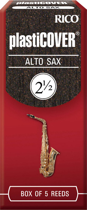 D'addario BoÎte De 5 Anches Plasticover Saxophone Alto Force 2,5 - Saxphone reed - Main picture