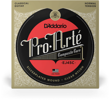 D'addario Jeu De 6 Cordes Ej45c Pro Arte Classical Composite Core - Normal Tension - Nylon guitar strings - Main picture