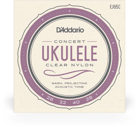 D'addario Jeu De 4 Cordes Ej65c Pro Arte Ukulele Custom Extruded Concert - Ukulele strings - Main picture