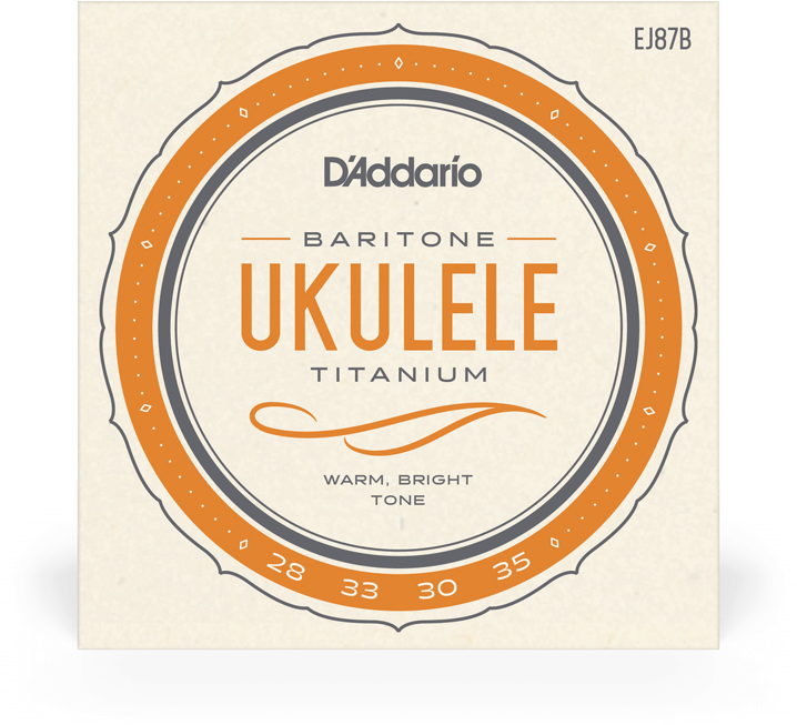 D'addario Ej87b UkulÉlÉ Baritone (4)  Pro-artÉ Titanium 028-035w - Ukulele strings - Main picture