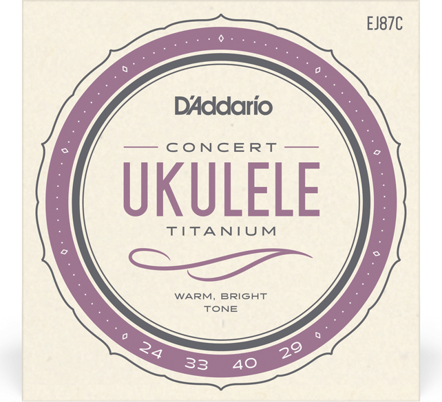 D'addario Ej87c UkulÉlÉ Concert (4)  Pro-artÉ Titanium 024-029 - Ukulele strings - Main picture