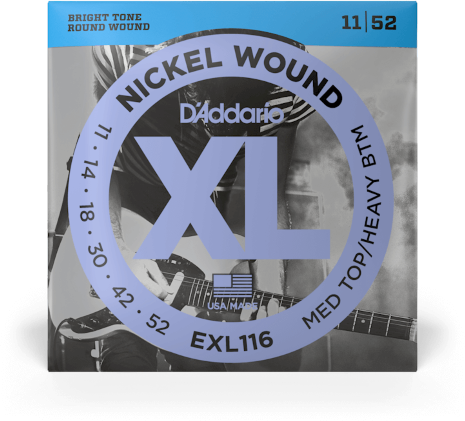 D'addario Jeu De 6 Cordes Guit. Elec. 6c Nickel Wound 011.052 Exl116 - Electric guitar strings - Main picture