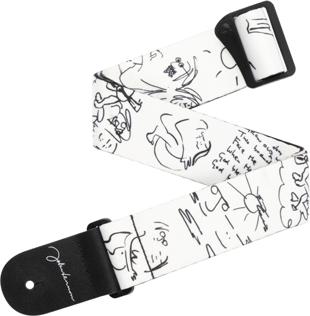 D'addario 50jl02 John Lennon Art Series Polyester Strap - John & Yoko - Guitar strap - Main picture