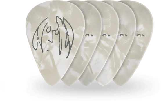 D'addario MÉdiators Guitare Signature John Lennon, Calibre Medium (0,7 Mm), Paquet De 10 - Guitar pick - Main picture