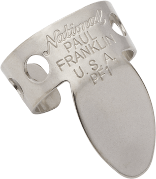 D'addario Np2-04pf Paul Franklin National Finger Picks, Nickel 4-pack - Guitar pick - Main picture