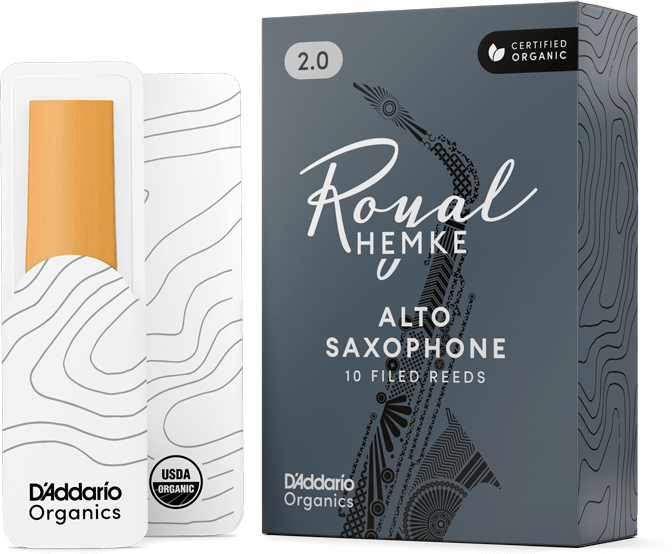 D'addario Rhkp10asx400 Royal Hemke Alto Saxophone Reeds, Strength 4.0, 10-pack - Saxphone reed - Main picture