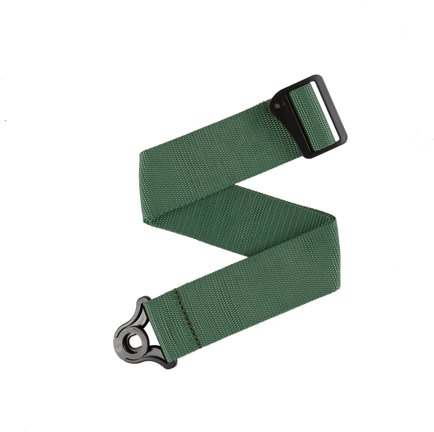 D'addario Sangle Auto Lock Pour Guitare, Vert - Guitar strap - Main picture