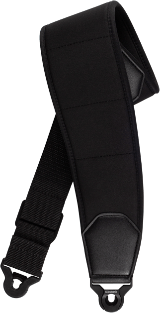 D'addario Sangle En Neoprene D'addario Comfort Auto Lock Pour Guitare, Noir - Guitar strap - Main picture