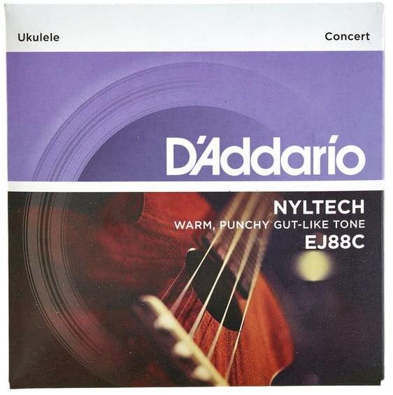 Ukulele strings D'addario Nyltech Ukulele Concert 24-26 EJ88C - Set of strings