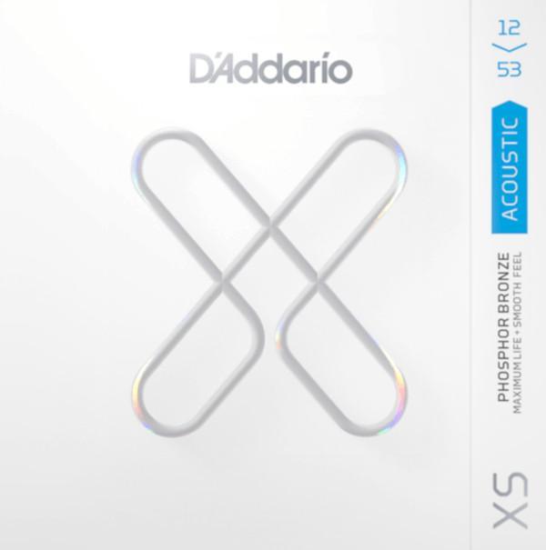 Acoustic guitar strings D'addario XSAPB1253 Acoustic Guitar 6-String Set Phosphor Bronze Coated 12-53 - Set of strings