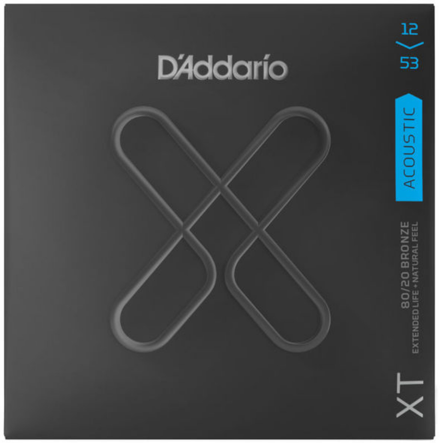 D'addario Xtabr1253 Acoustic Guitar 80/20 Bronze 6c 12-53 - Acoustic guitar strings - Main picture