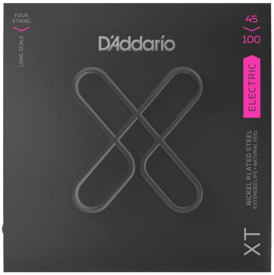 Electric bass strings D'addario XTB45100 Electric Bass 4-String Set NPS Long Scale 45-100
