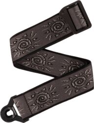 Guitar strap D'addario 50BALPW03 Auto Lock Vintage Planet Waves, Suns Silver