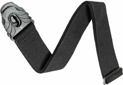 Guitar strap D'addario 50CTPL00 Lock Woven Cotton Guitar Strap - Black